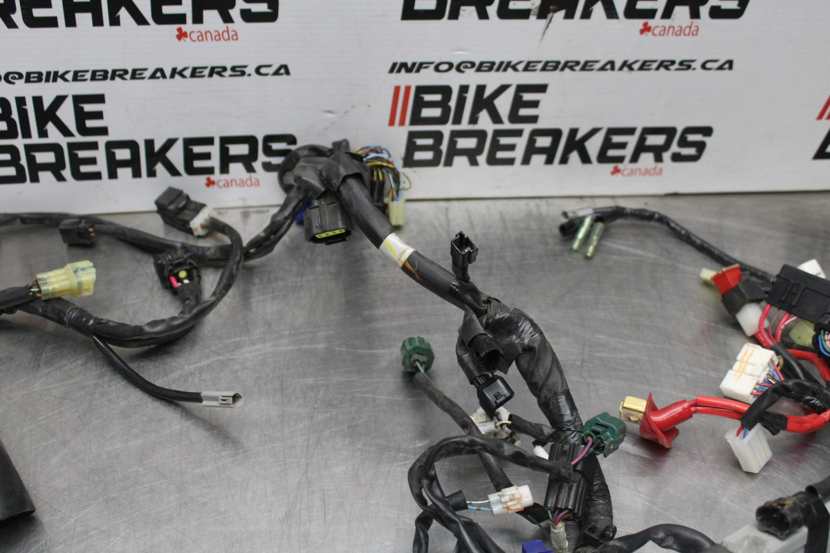 08-16 YAMAHA YZF R6 MAIN ENGINE WIRING HARNESS MOTOR WIRE LOOM BB856