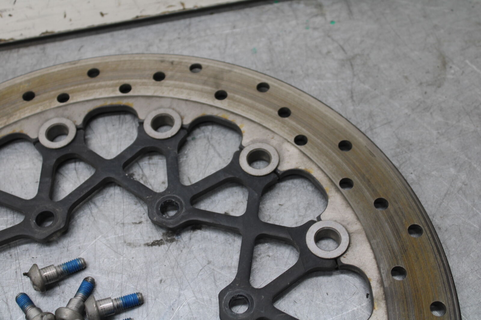11-24 SUZUKI GSXR750 FRONT LEFT RIGHT BRAKE ROTORS DISCS 59210-37H01 BB714
