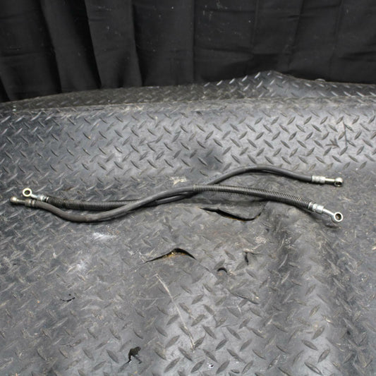 86 SUZUKI GS750ES FRONT BRAKE CALIPER HOSES LINES BB233