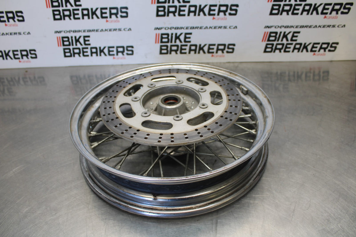 02 KAWASAKI VULCAN 800 VN800B CLASSIC FRONT WHEEL FRONT RIM BB862