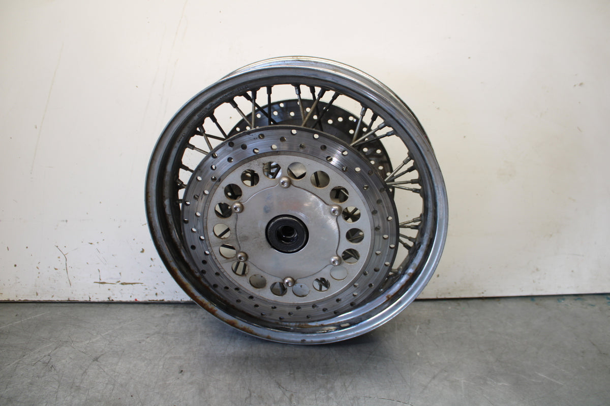 99-00 YAMAHA V STAR 1100 FRONT WHEEL FRONT RIM  BB711