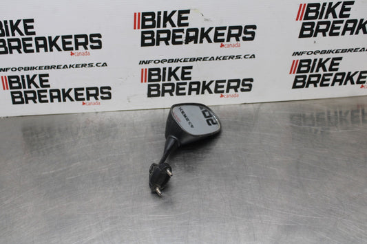 05-06 KAWASAKI NINJA ZX6R RIGHT SIDE REAR VIEW MIRROR BB143