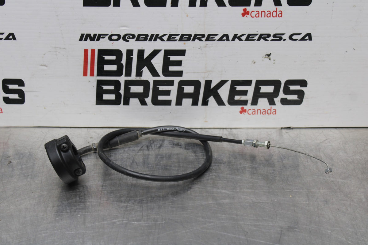08 HONDA CBR125R THROTTLE HOUSING & CABLES LINES BB839