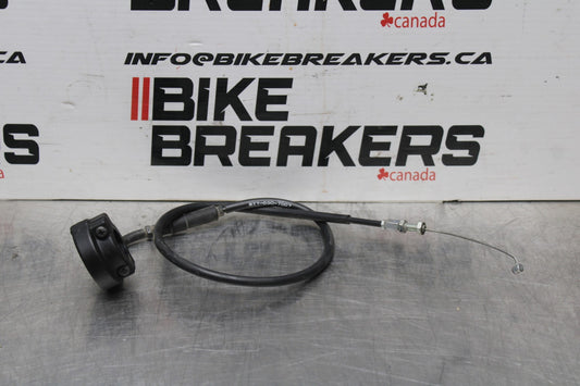 08 HONDA CBR125R THROTTLE HOUSING & CABLES LINES BB839