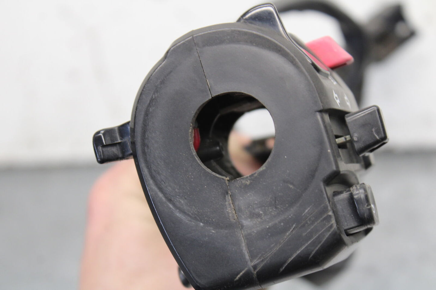 12-17 KAWASAKI ER-6N Z650 LEFT CLIP ON HANDLE HORN SIGNALS SWITCH SWITCHES BB709