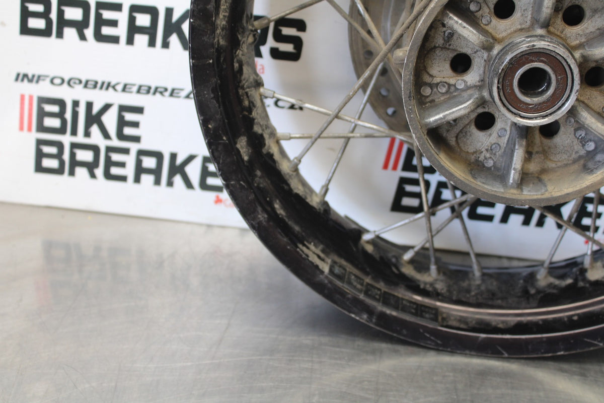 15 TRIUMPH TIGER 800 REAR WHEEL BACK RIM & ROTOR BB873