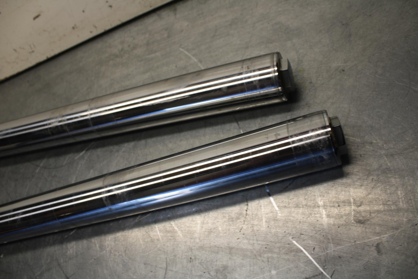 01-02 HONDA SHADOW SPIRIT 750 FRONT FORKS SHOCK SUSPENSION SET PAIR BB632