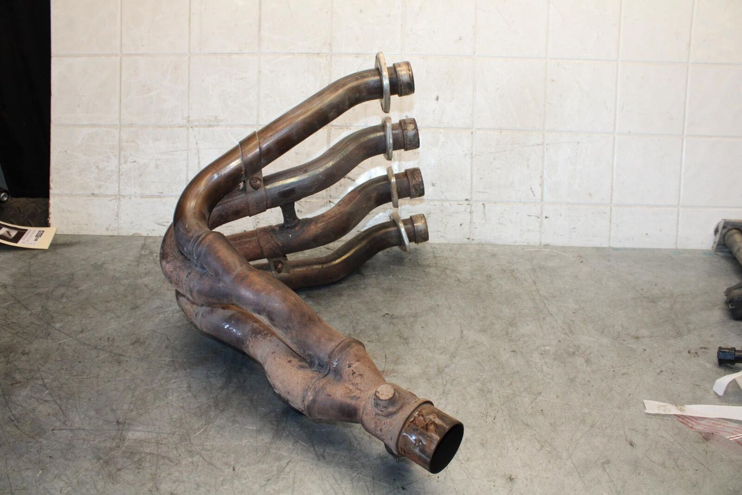 06-07 SUZUKI GSXR750 EXHAUST HEADER PIPES MANIFOLD 14100-02H00 14100-02H10 BB543