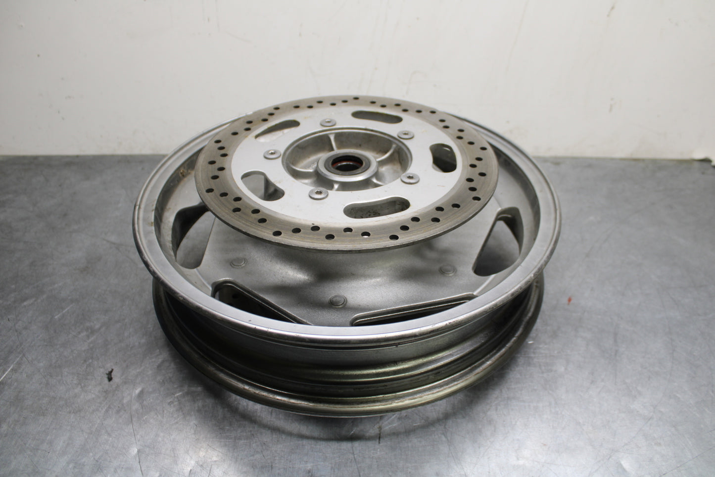 03-08 KAWASAKI VULCAN 1600 FRONT WHEEL FRONT RIM BB754