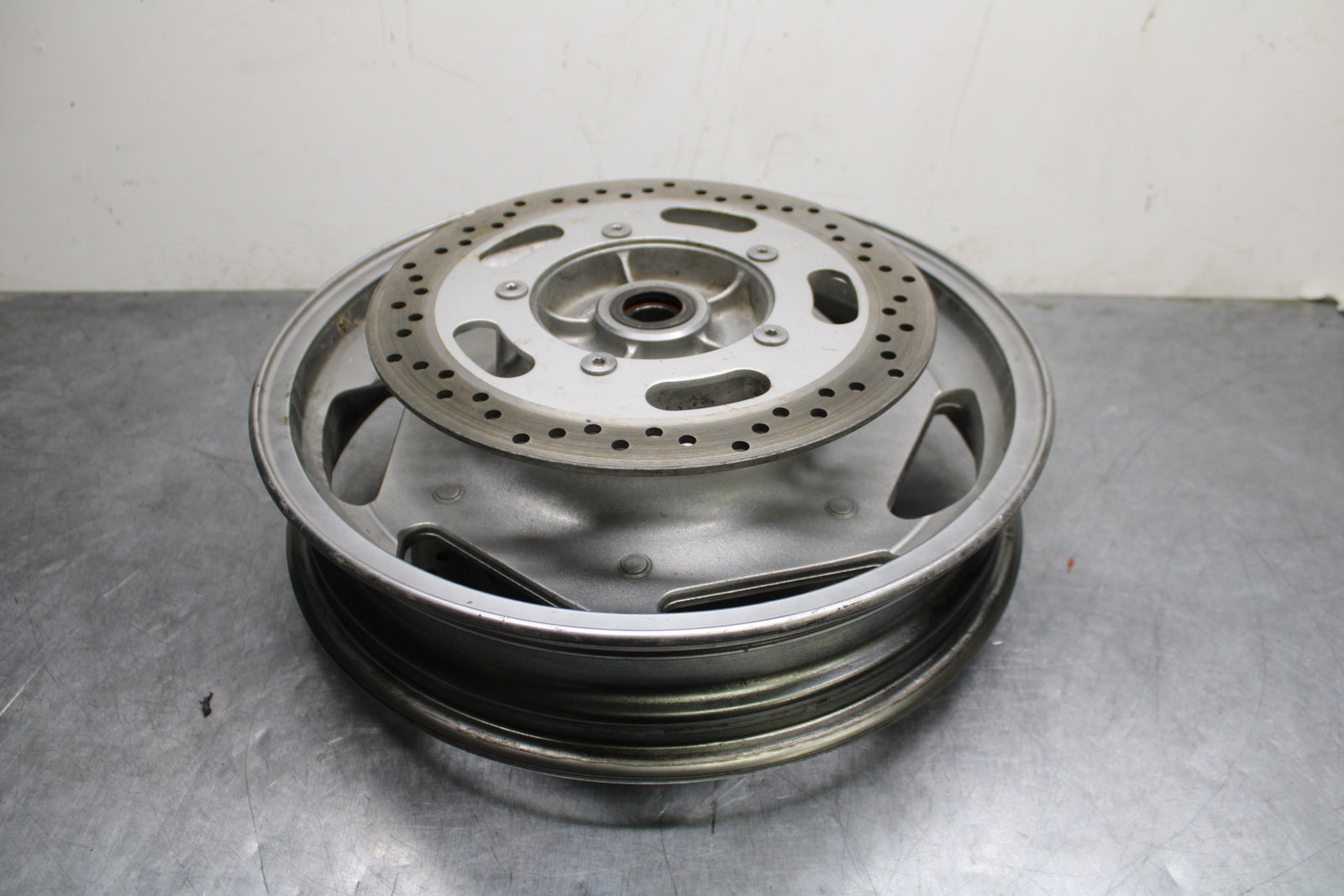 03-08 KAWASAKI VULCAN 1600 FRONT WHEEL FRONT RIM BB754