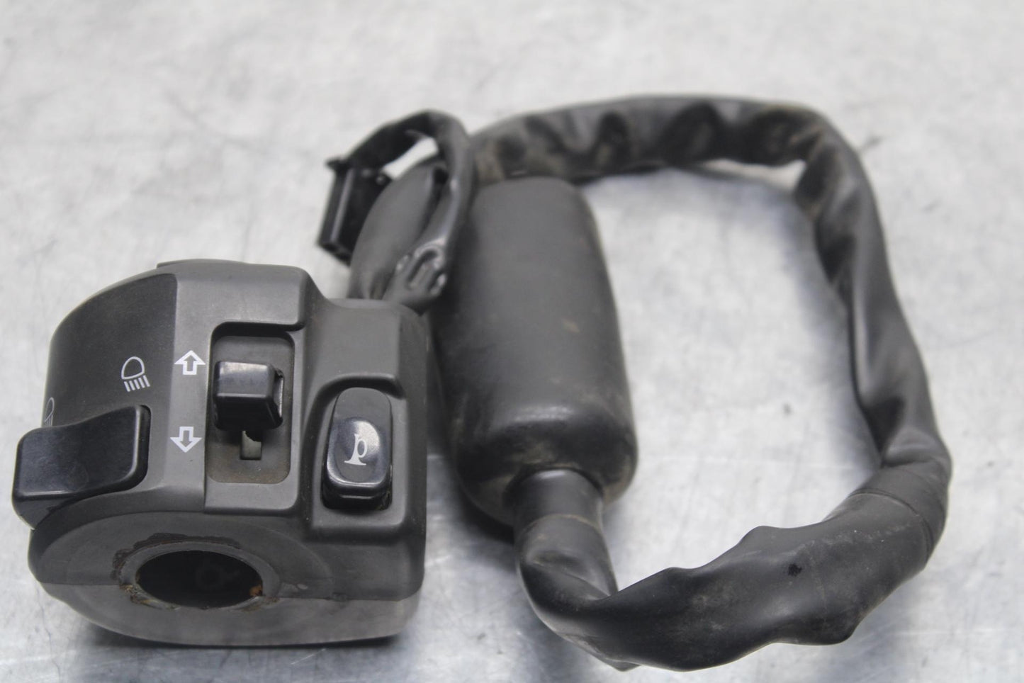 2009 Kawasaki Ninja 250R EX250J LEFT CLIP ON HANDLE HORN SIGNALS SWITCH  BB87