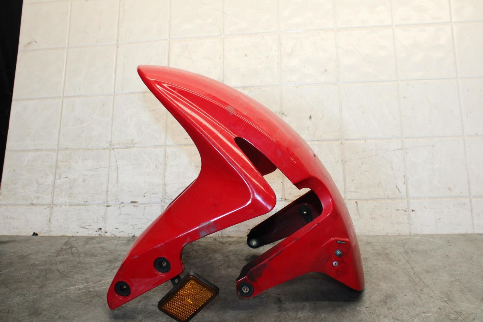 07-12 HONDA CBR600RR FRONT WHEEL FENDER COWL FAIRING 61100-MFJ-D00ZK BB542
