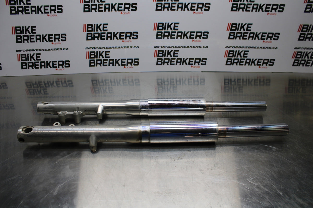 04 SUZUKI INTRUDER 800 FRONT FORKS SHOCK SUSPENSION SET PAIR BB758