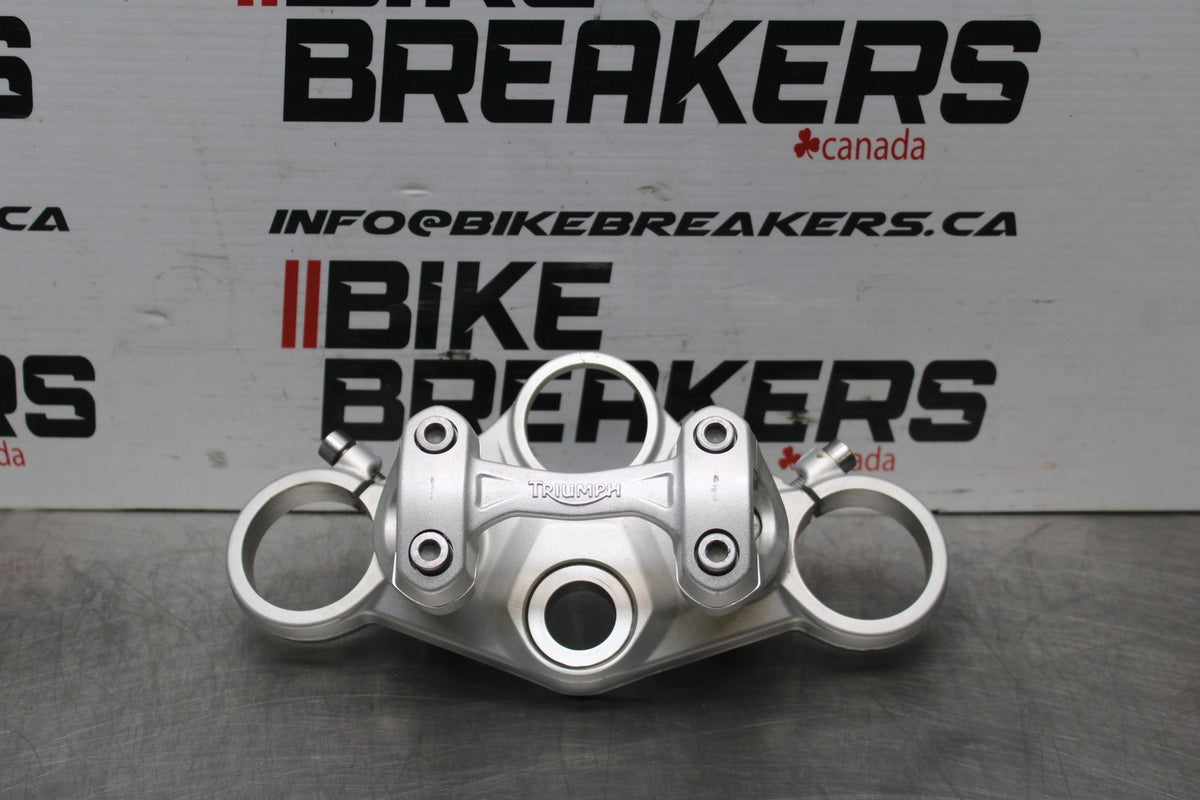 14 TRIUMPH STREET TRIPLE ABS FORKS UPPER TRIPLE TREE CLAMP BB808