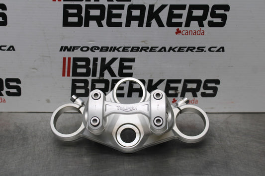 14 TRIUMPH STREET TRIPLE ABS FORKS UPPER TRIPLE TREE CLAMP BB808
