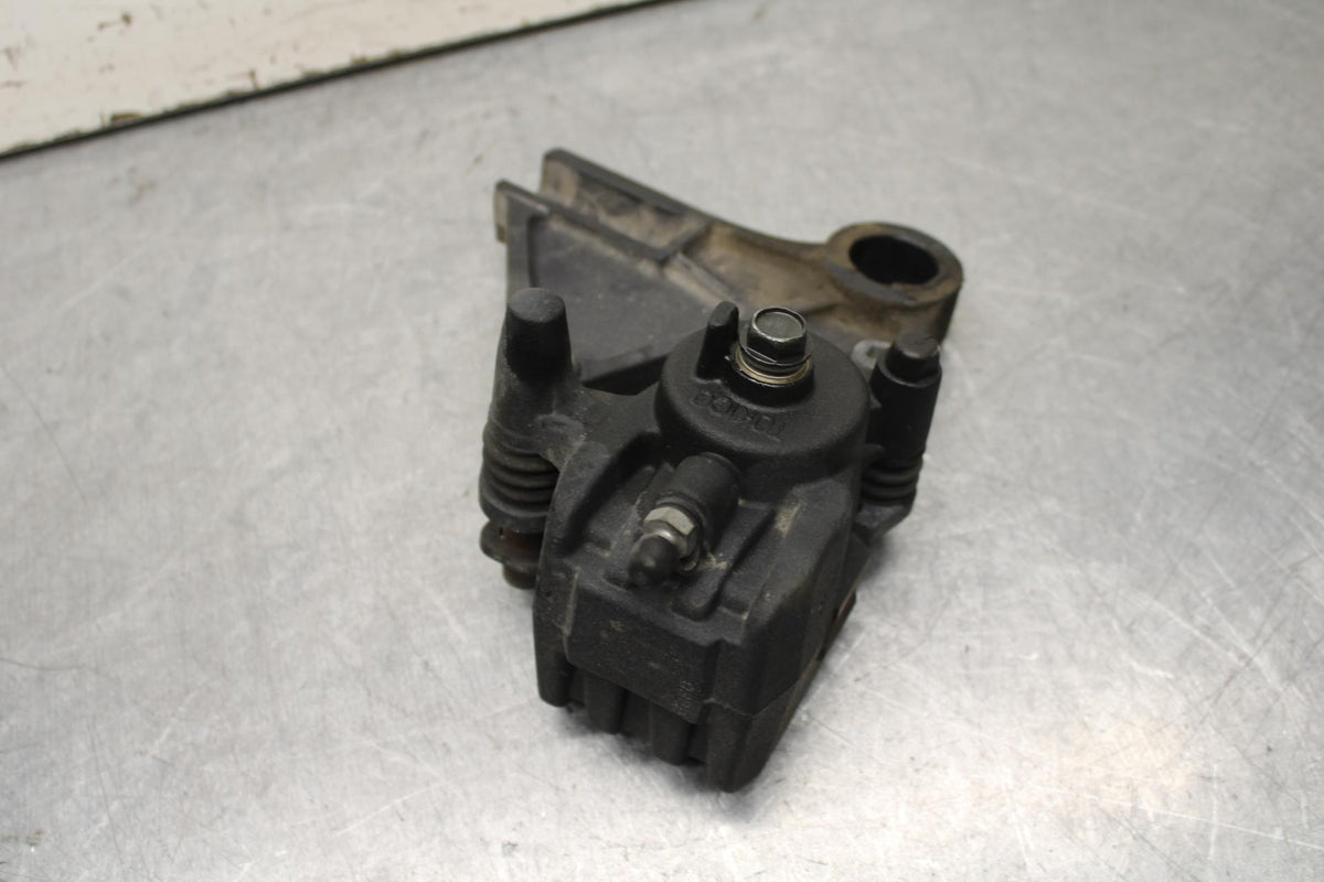 09-12 KAWASAKI NINJA ZX6R REAR BACK BRAKE CALIPER W MOUNT BRACKET  BB640