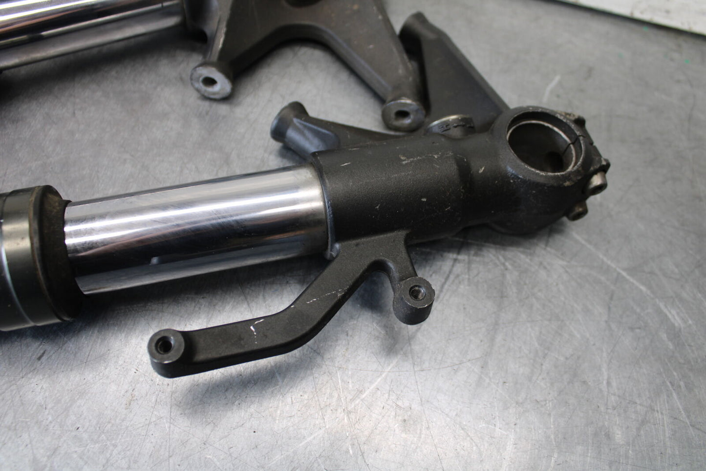 09-12 KAWASAKI NINJA ZX6R FRONT FORKS SHOCK SUSPENSION SET PAIR BB272