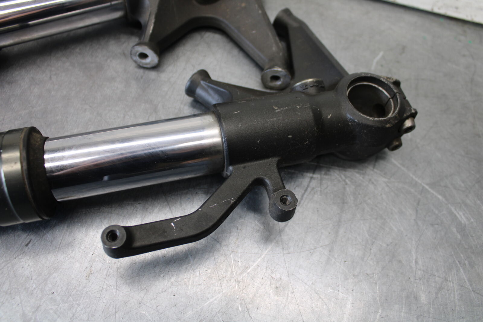 09-12 KAWASAKI NINJA ZX6R FRONT FORKS SHOCK SUSPENSION SET PAIR BB272