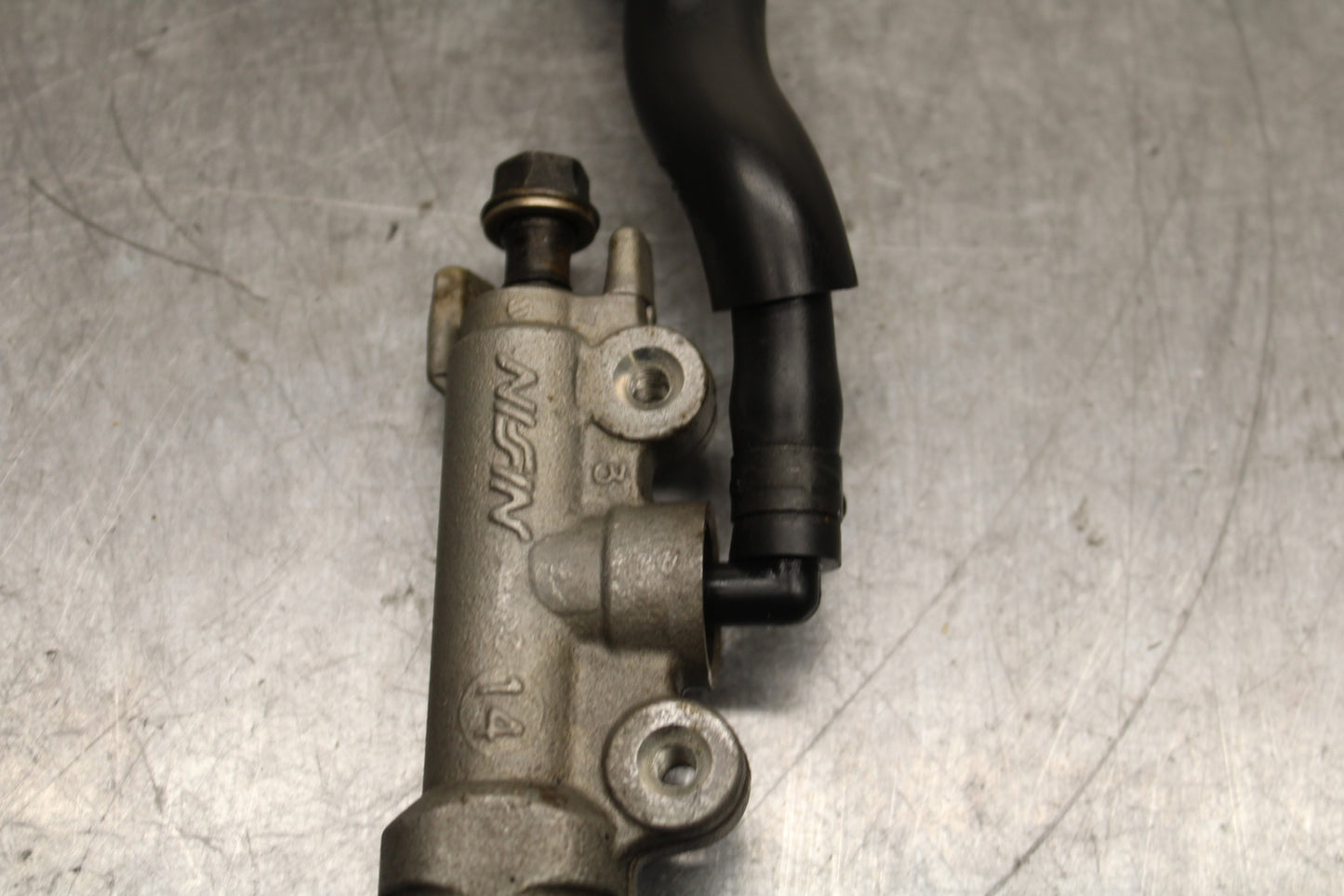 95-98 HONDA CBR600F3 REAR BACK BRAKE MASTER CYLINDER W RESERVOIR BB122