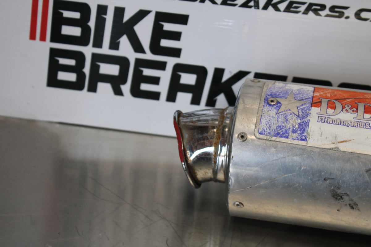 96-07 YAMAHA YZF600R D&D EXHAUST PIPE MUFFLER SLIP ON CAN SILENCER BB158