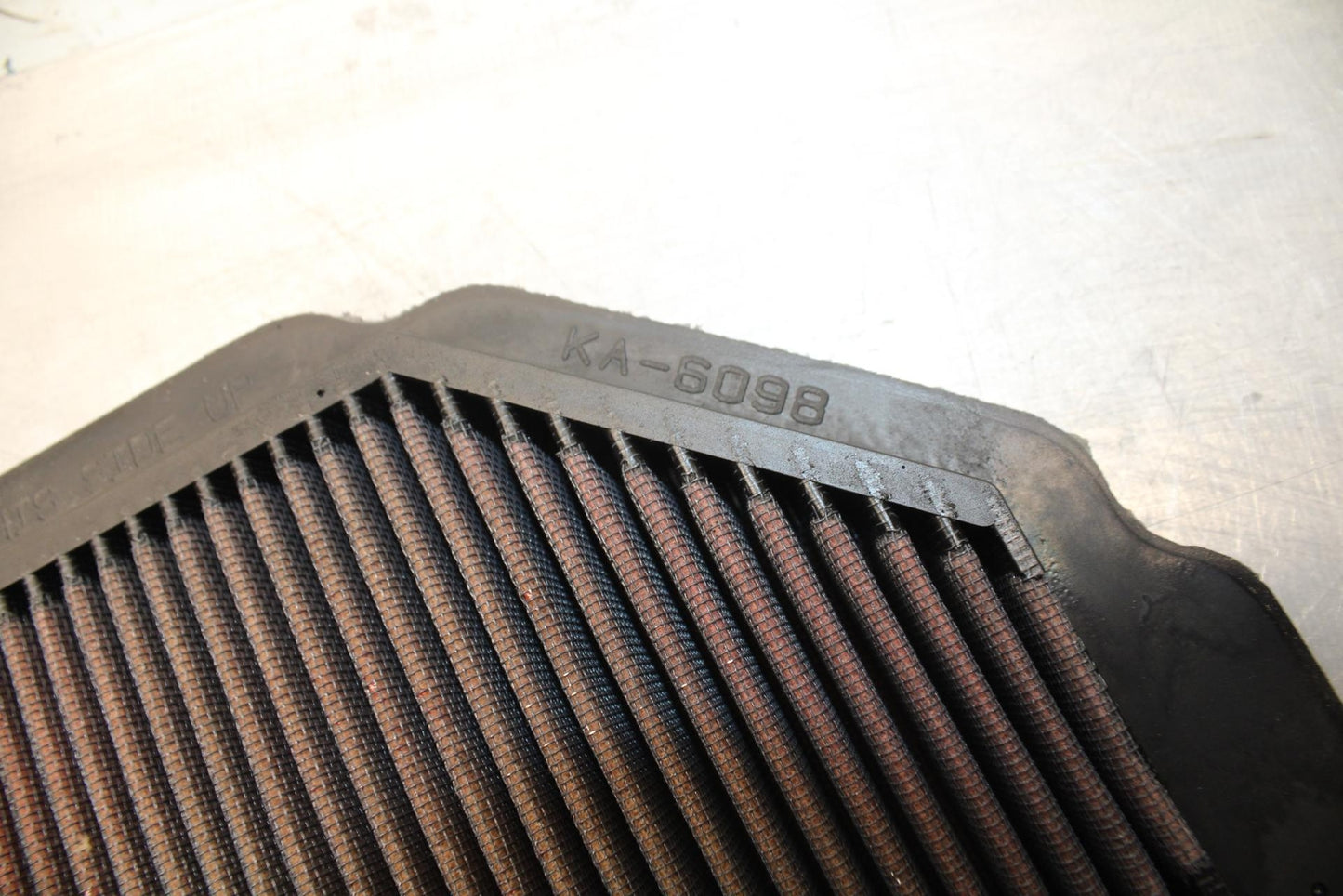 00-02 KAWASAKI NINJA ZX6R ZX600J K&N AIRBOX AIR INTAKE FILTER BB489