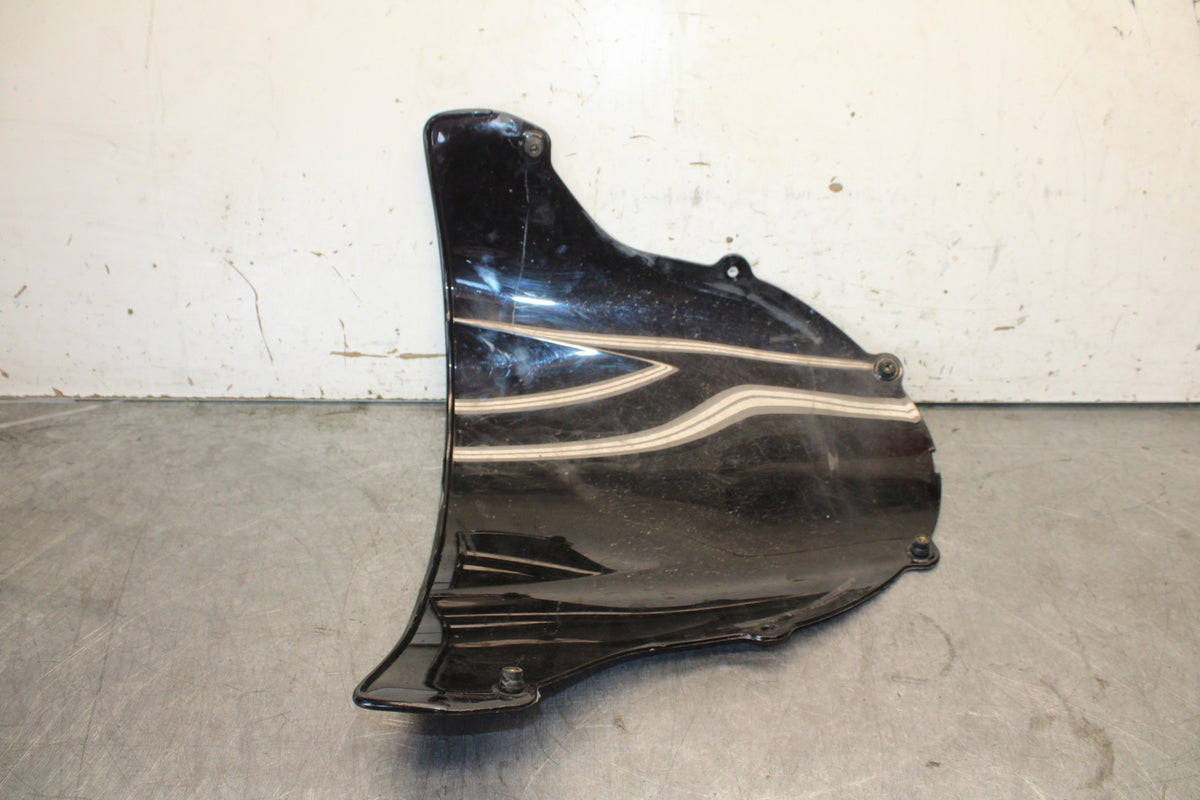 03-04 KAWASAKI NINJA ZX6RR AFTERMARKET BLACK FRONT WINDSHIELD WINDSCREEN BB684 