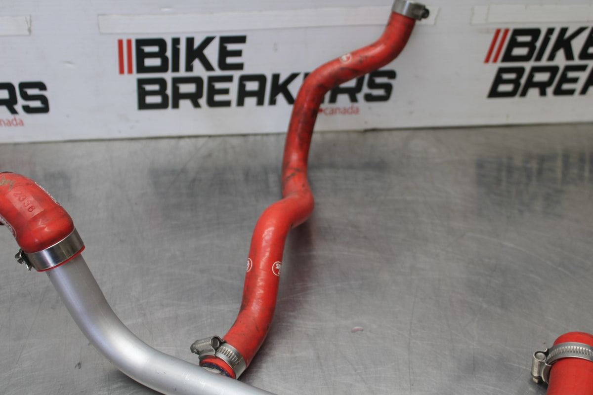 15 APRILIA RSV4 FACTORY APRC AFTERMARKET RADIATOR HOSES COOLANT WATER PIPE BB901