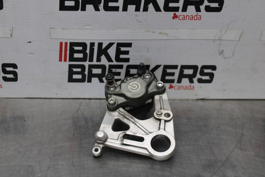 16 DUCATI 959 PANIGALE REAR BACK BRAKE CALIPER W MOUNT BRACKET BB912