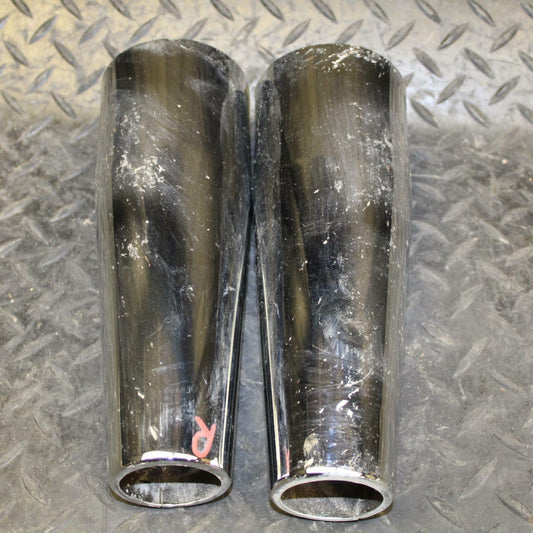 06 YAMAHA V STAR 1100 FRONT FORK UPPER COVER TOP GUARD SHIELD COWL SET BB184