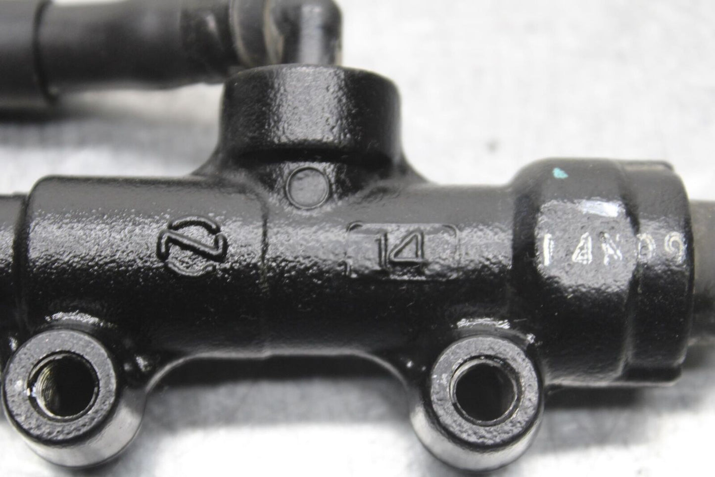 15-16 KAWASAKI EX300 REAR BACK BRAKE MASTER CYLINDER W RESERVOIR BB635