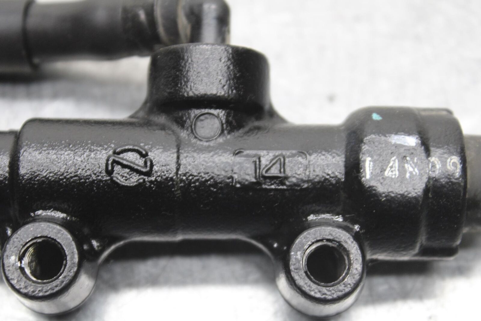 15-16 KAWASAKI EX300 REAR BACK BRAKE MASTER CYLINDER W RESERVOIR BB635