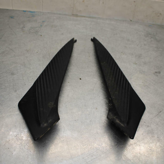 11-22 SUZUKI GSXR600 RIGHT LEFT GAS FUEL TANK PANELS COVERS TRIM SET COWLS BB422