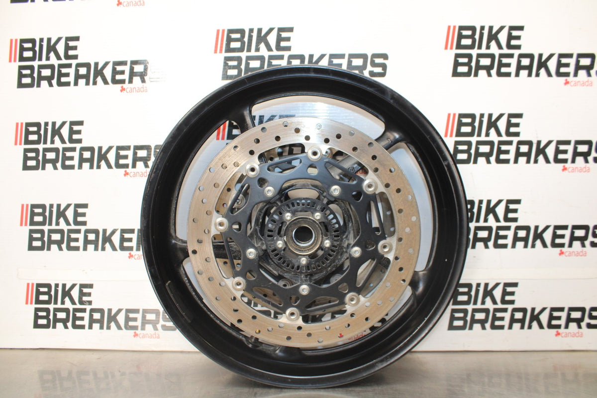 17 YAMAHA YZF R6 FRONT WHEEL FRONT RIM & ROTORS BB922