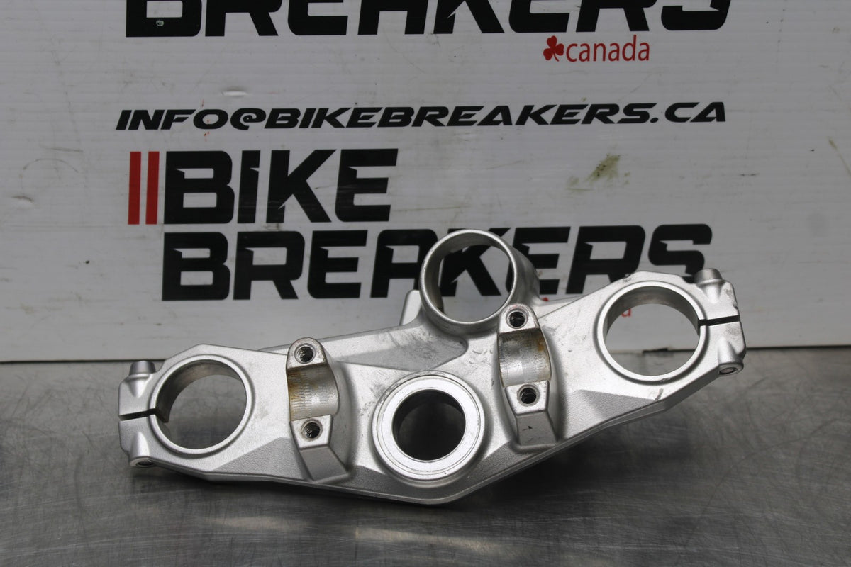 07 KAWASAKI NINJA 650 EX650 FORKS UPPER TRIPLE TREE CLAMP BB844