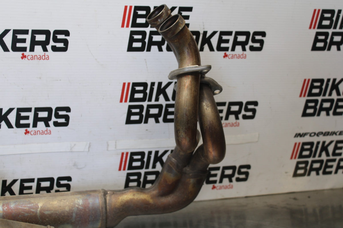 23 KAWASAKI NINJA 650 EX650 FULL EXHAUST SYSTEM HEADERS PIPE MUFFLER BB920
