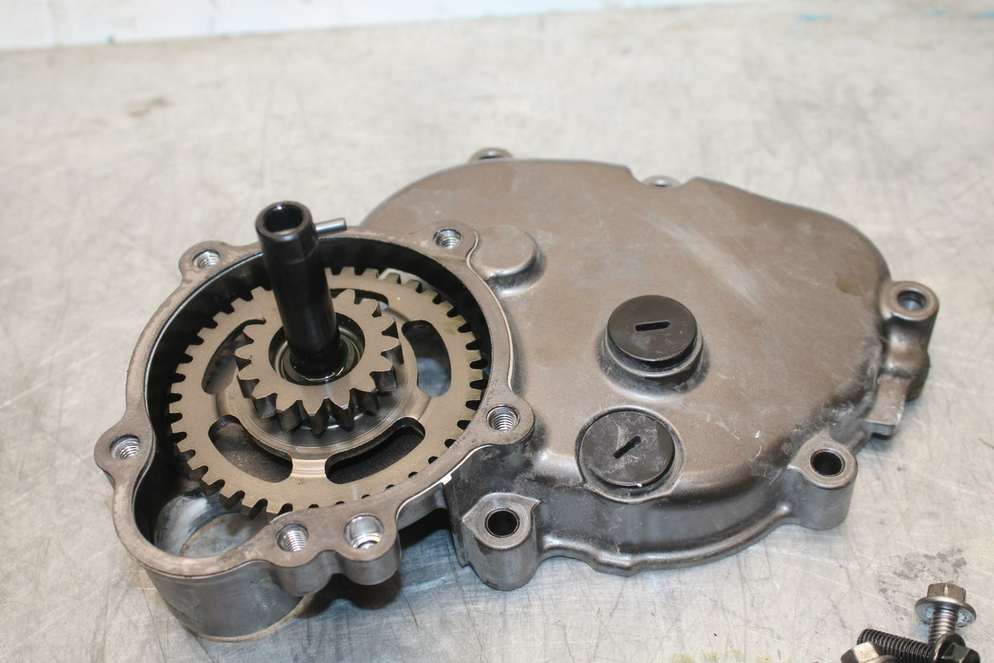 19-20 KAWASAKI NINJA ZX6R STARTER SIDE ENGINE MOTOR COVER BB419