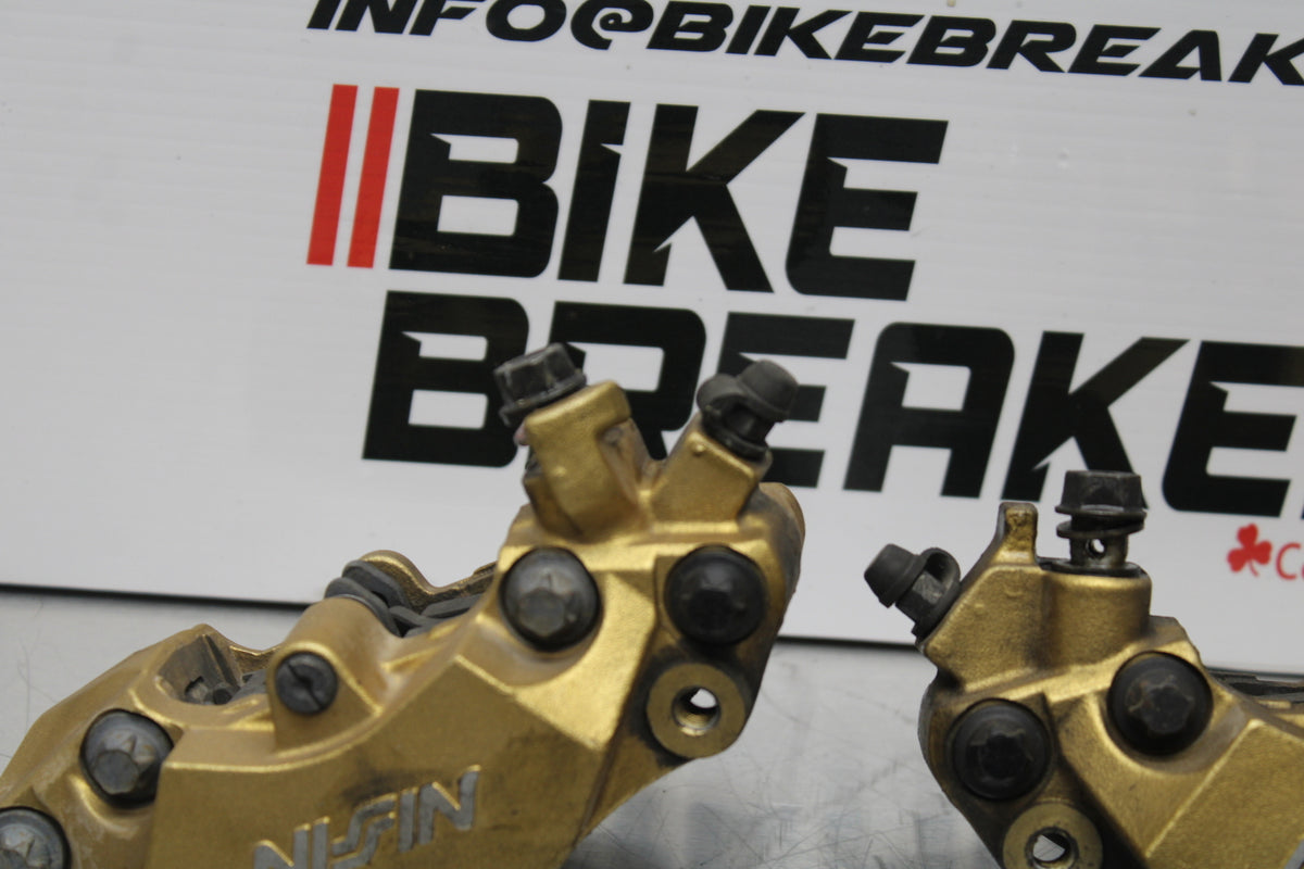98-05 HONDA SUPER HAWK 1000 VTR1000F RIGHT LEFT FRONT BRAKE CALIPER SET BB152