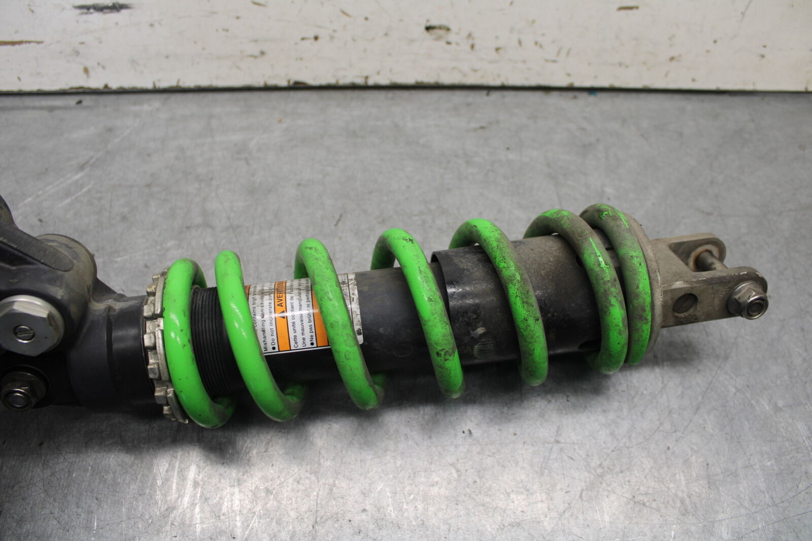 13-18 KAWASAKI NINJA ZX6R REAR BACK SHOCK ABSORBER  45014-0393-37X BB666