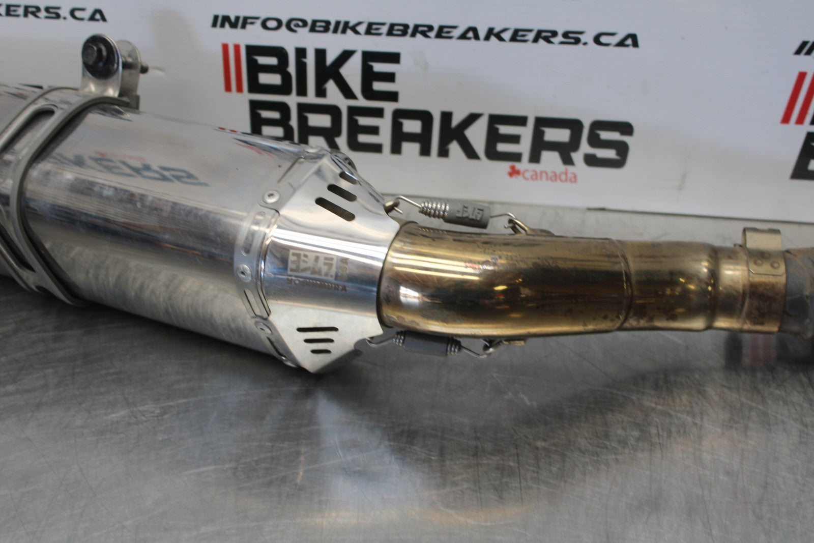 08-10 SUZUKI GSXR 600 YOSHIMURA EXHAUST PIPE MUFFLER SLIP ON CAN SILENCER BB202
