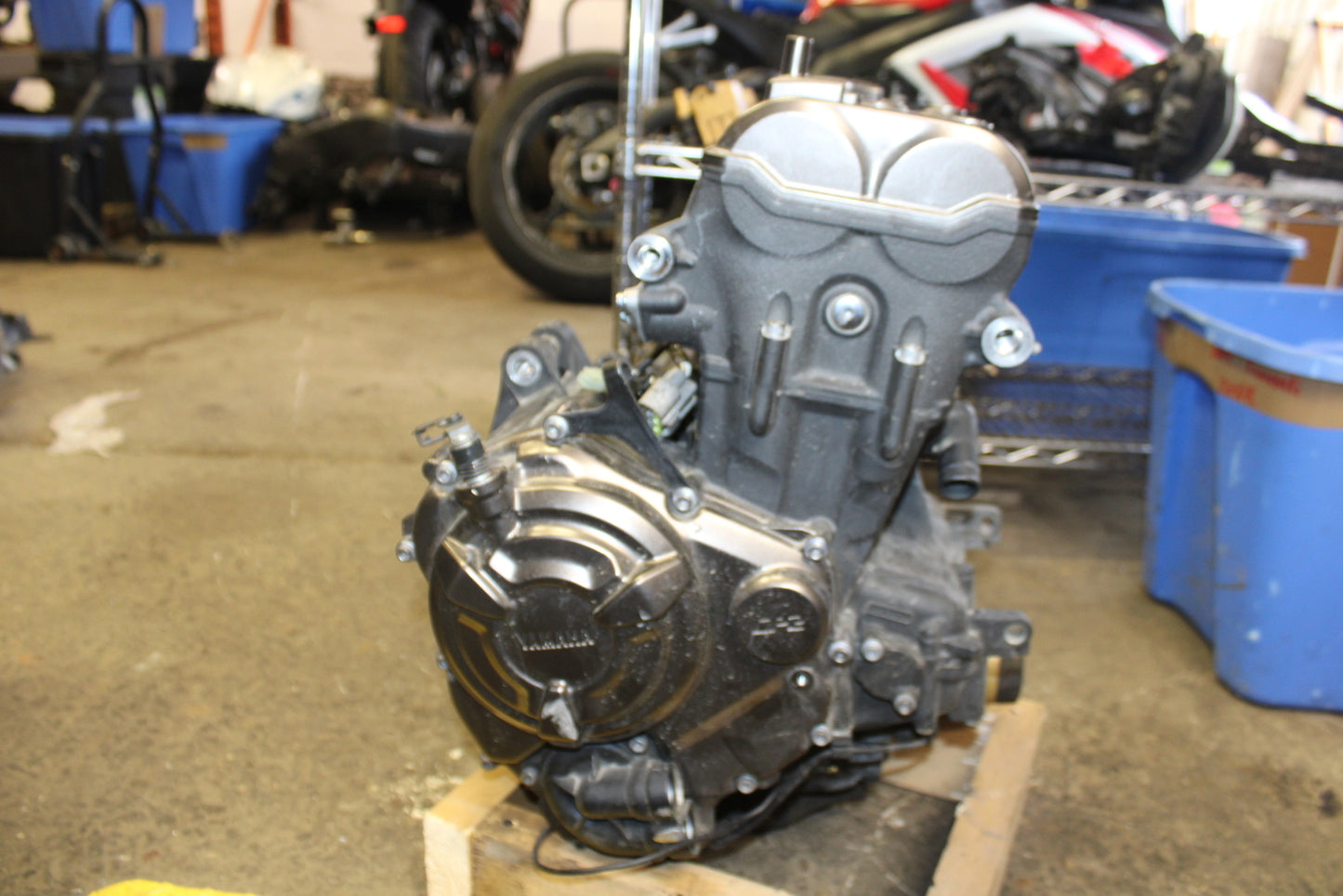 14-17 YAMAHA FZ07 ENGINE MOTOR 18683KM!! BB162