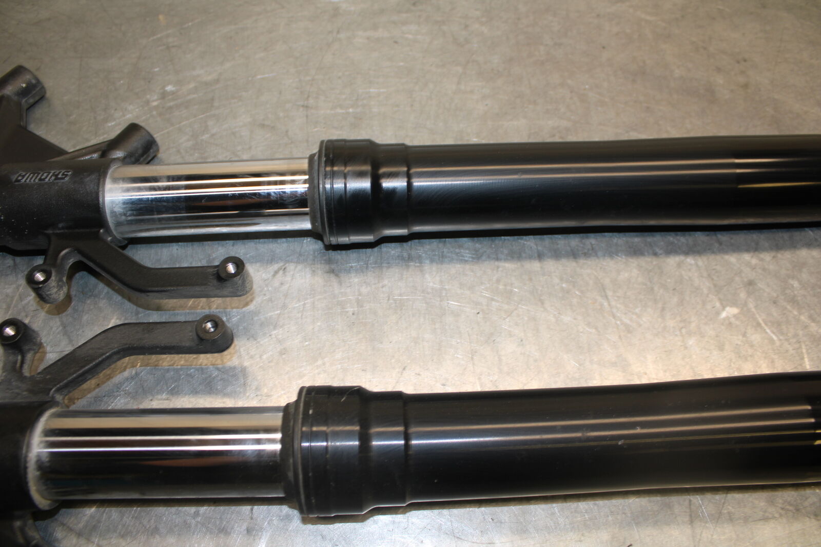 19-23 KAWASAKI NINJA ZX6R FRONT FORKS SUSPENSION SET PAIR 44071-1343-48M  BB701
