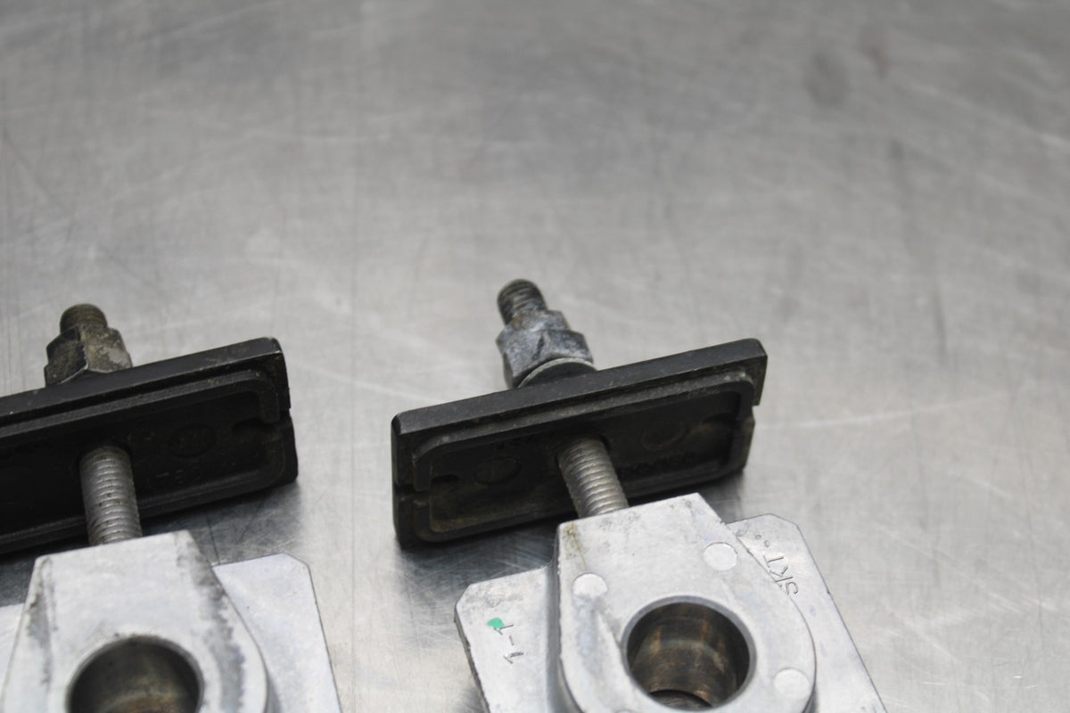 18-23 KAWASAKI NINJA 400 EX400 ABS CHAIN TENSIONER ADJUSTMENT BRACKETS BB795