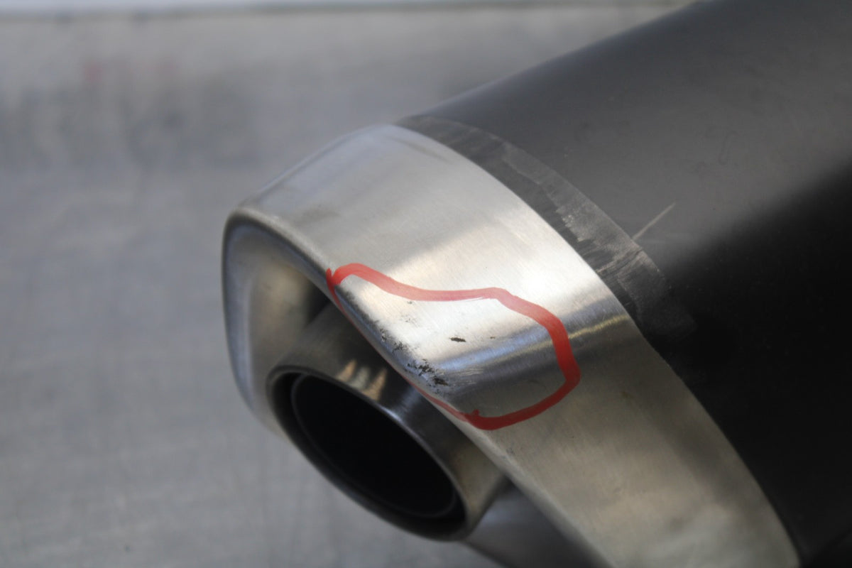 16 APRILIA TUONO V4 1100 EXHAUST PIPE MUFFLER SLIP ON CAN SILENCER BB905