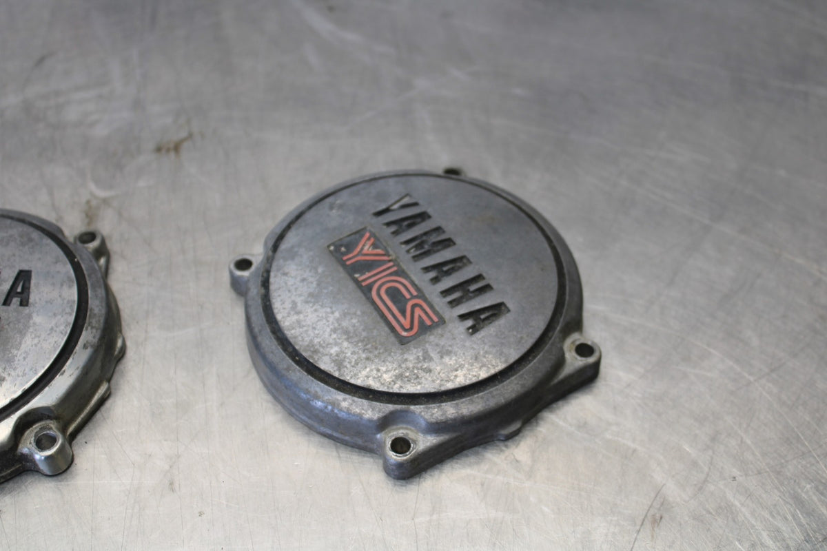 81 YAMAHA MAXIM 550 XJ550 RIGHT LEFT SIDE ENGINE MOTOR COVER BB866