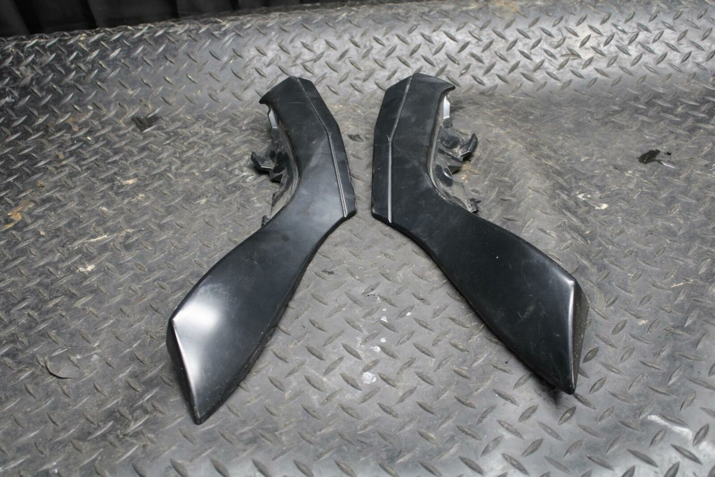 12-17 KAWASAKI NINJA 650 RIGHT LEFT FRONT SIDE SEAT PANELS TRIMS FAIRINGS BB211