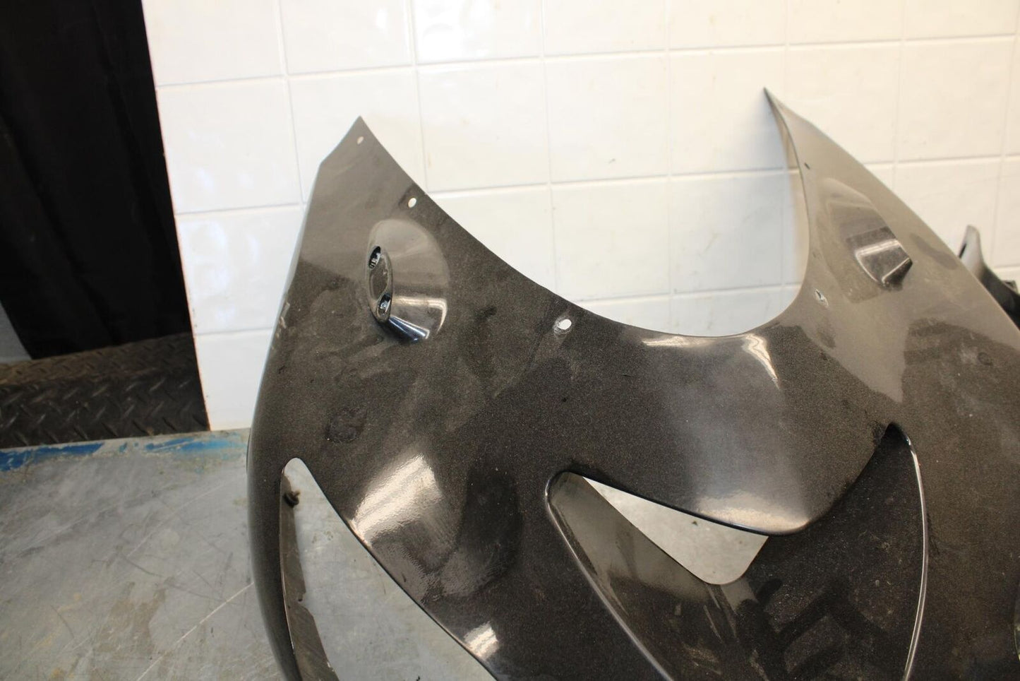 06-07 KAWASAKI NINJA ZX14R AFTERMARKET FRONT UPPER NOSE FAIRING COWL TANK BB433