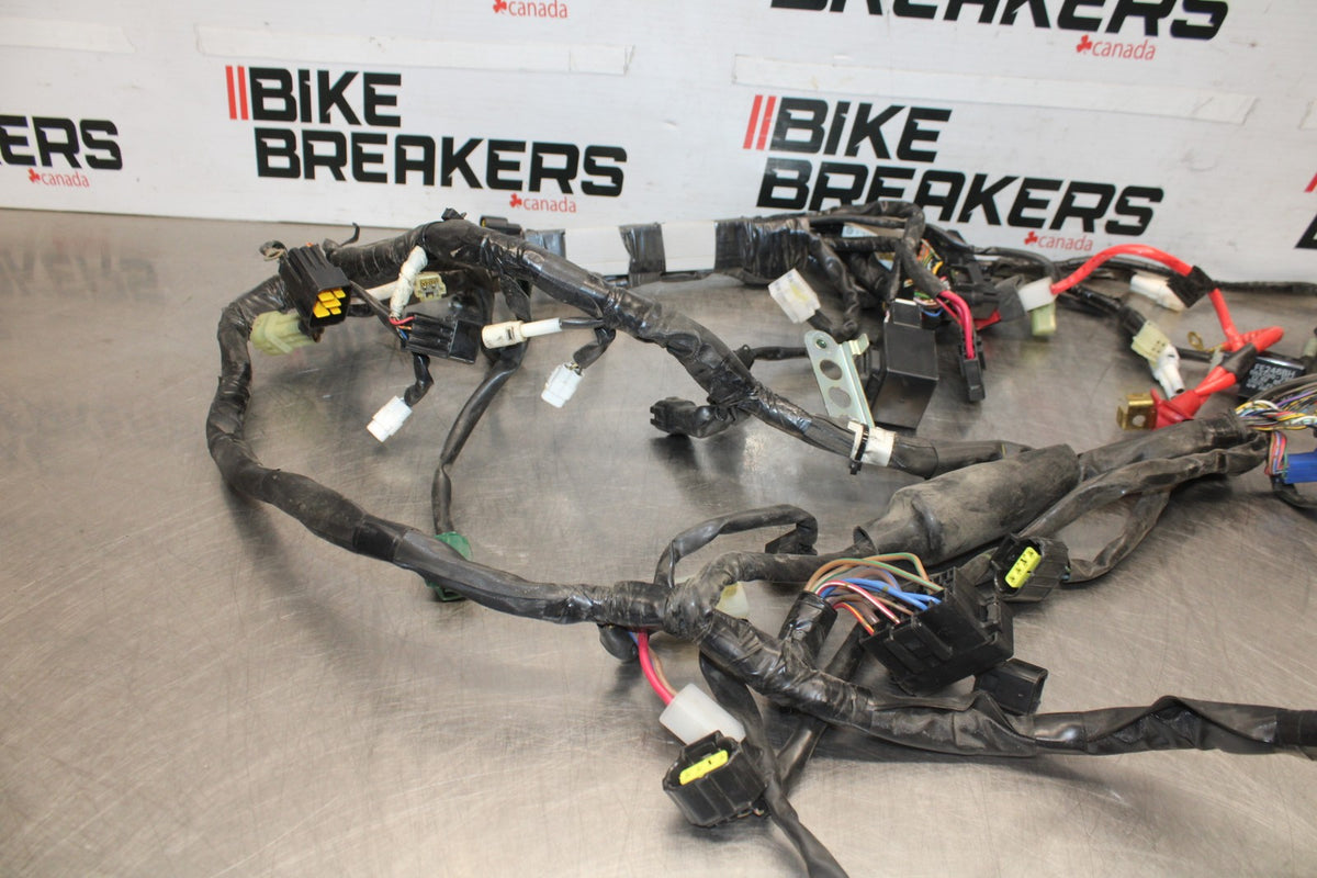 08-16 YAMAHA YZF R6 MAIN ENGINE WIRING HARNESS MOTOR WIRE LOOM BB929