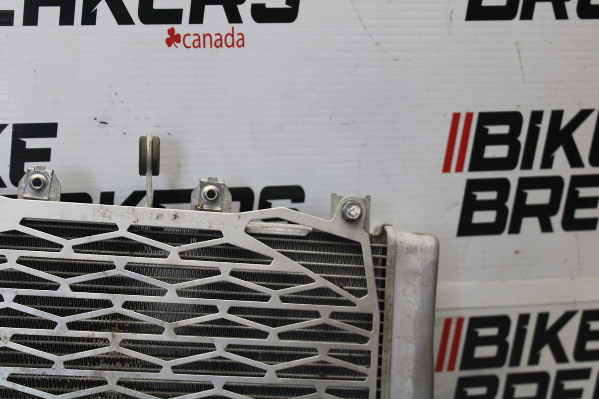 24-25 KAWASAKI NINJA 500 ABS ENGINE RADIATOR MOTOR COOLER COOLING RADIATER BB899