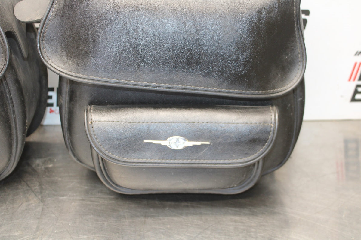 02 KAWASAKI VULCAN 800 VN800B CLASSIC SIDE LUGGAGE SADDLEBAG BAG SET BB862