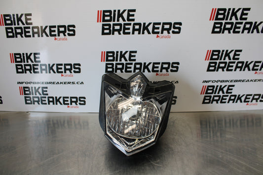 09-15 YAMAHA FZ6R FRONT HEADLIGHT HEAD LIGHT LAMP BB161